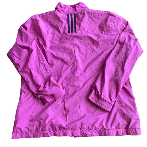 Adidas Women's Pink Windbreaker Jacket - Picture 2 of 9